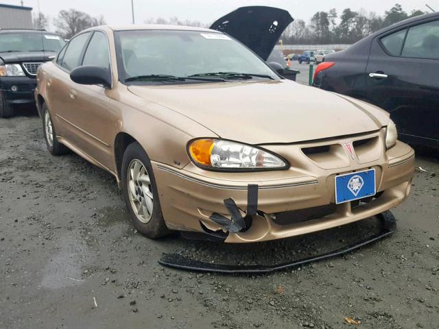 1G2NF52E63C246021 - 2003 PONTIAC GRAND AM S GOLD photo 1