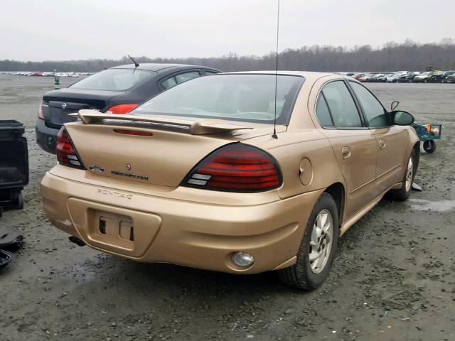 1G2NF52E63C246021 - 2003 PONTIAC GRAND AM S GOLD photo 4