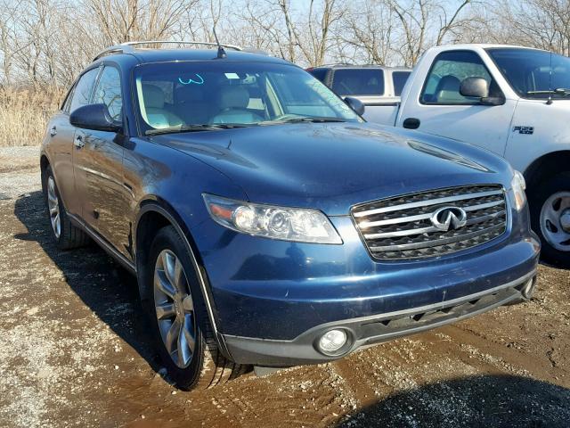 JNRAS08W85X201182 - 2005 INFINITI FX35 BLUE photo 1