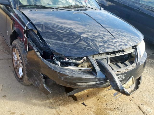 1G8AJ55F76Z119321 - 2006 SATURN ION LEVEL BLACK photo 9