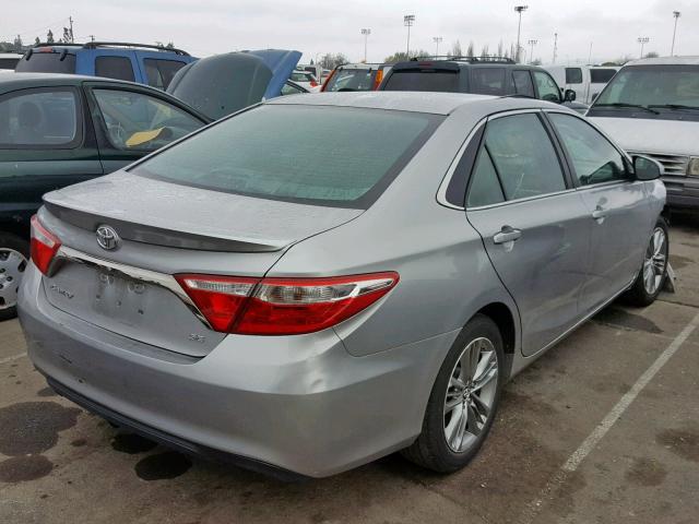 4T1BF1FK2FU984268 - 2015 TOYOTA CAMRY LE SILVER photo 4