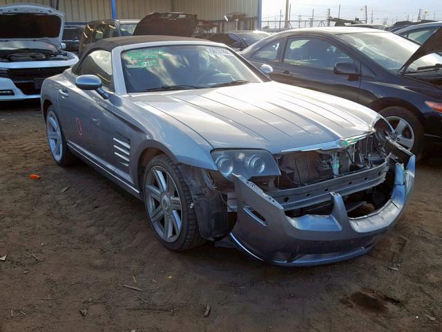 1C3AN65L26X062662 - 2006 CHRYSLER CROSSFIRE GRAY photo 1