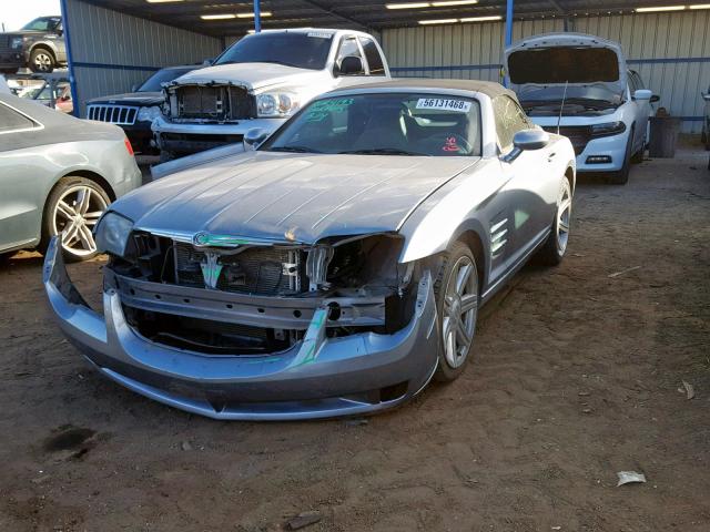 1C3AN65L26X062662 - 2006 CHRYSLER CROSSFIRE GRAY photo 2