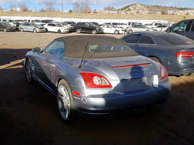 1C3AN65L26X062662 - 2006 CHRYSLER CROSSFIRE GRAY photo 3