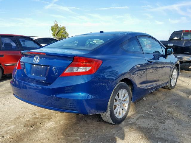 2HGFG3B11CH532209 - 2012 HONDA CIVIC EXL BLUE photo 4