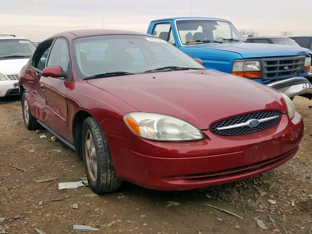 1FAFP55U43G262779 - 2003 FORD TAURUS SES MAROON photo 1