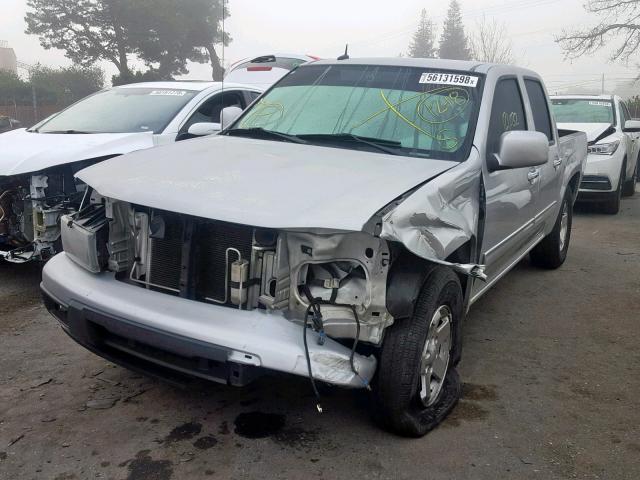 1GCDSCD99A8115415 - 2010 CHEVROLET COLORADO L SILVER photo 2