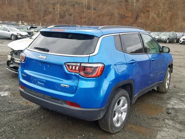 3C4NJDBB0JT103853 - 2018 JEEP COMPASS LA Blau Foto 4