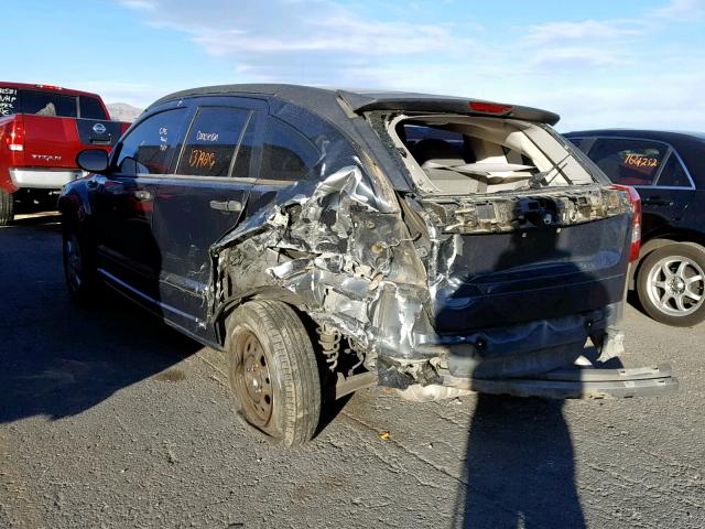 1B3HB28B97D233359 - 2007 DODGE CALIBER BLACK photo 3