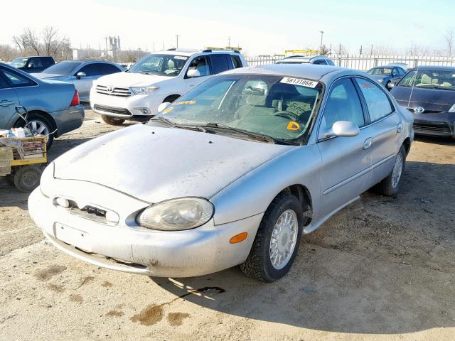 1MELM50U0VG641972 - 1997 MERCURY SABLE GS SILVER photo 2