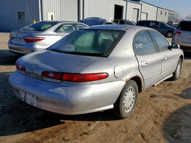 1MELM50U0VG641972 - 1997 MERCURY SABLE GS SILVER photo 4