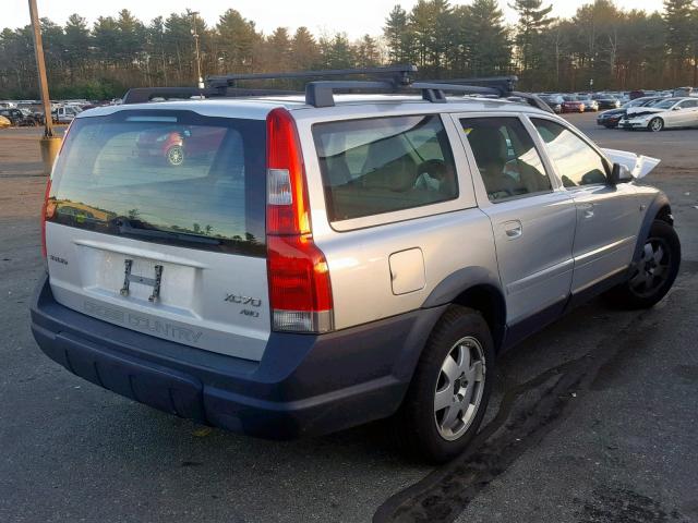 YV1SZ59H041130620 - 2004 VOLVO XC70 SILVER photo 4