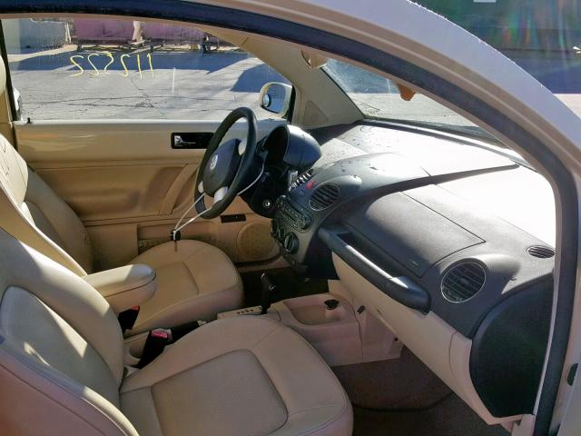 3VWEW31C77M508159 - 2007 VOLKSWAGEN NEW BEETLE Krem foto 5