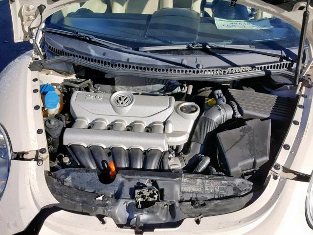 3VWEW31C77M508159 - 2007 VOLKSWAGEN NEW BEETLE Krem foto 7