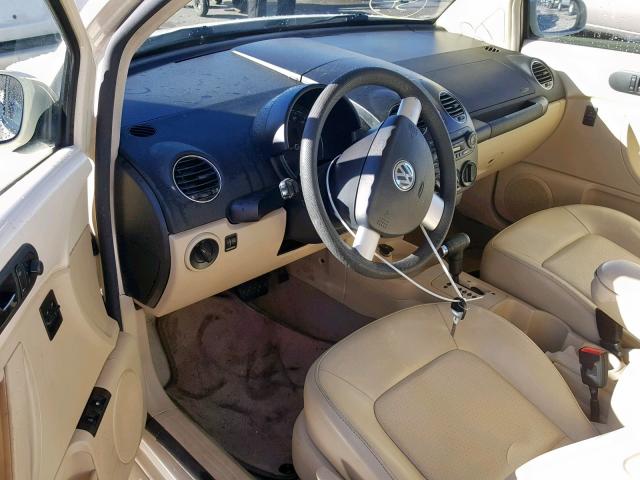 3VWEW31C77M508159 - 2007 VOLKSWAGEN NEW BEETLE Krem foto 9