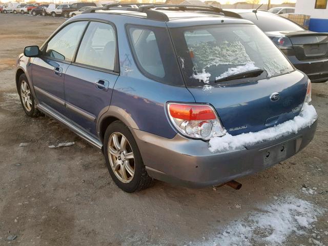 JF1GG63687H812337 - 2007 SUBARU IMPREZA OU BLUE photo 3