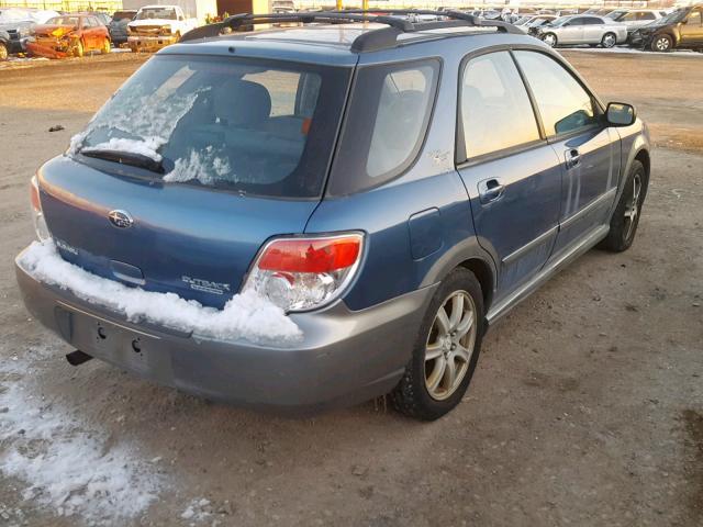 JF1GG63687H812337 - 2007 SUBARU IMPREZA OU BLUE photo 4