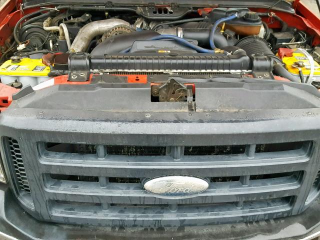 1FTWW30P26EC53047 - 2006 FORD F350 SRW S RED photo 7