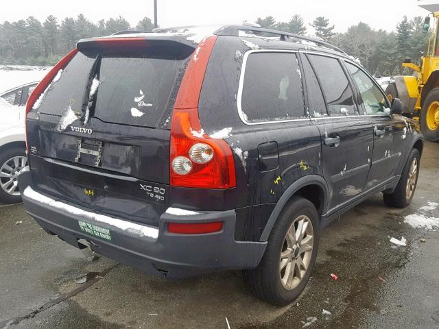 YV1CZ91H341084143 - 2004 VOLVO XC90 T6 BLACK photo 4