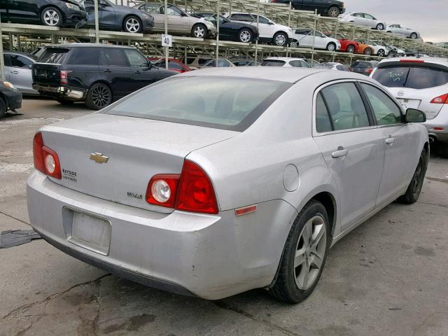 1G1ZA5E09A4104239 - 2010 CHEVROLET MALIBU LS 银色 照片 4