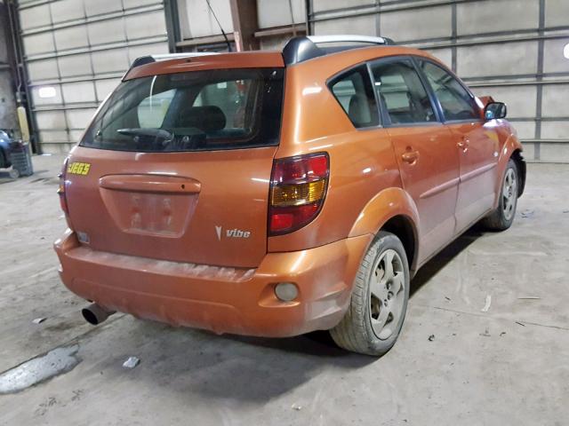 5Y2SL63875Z435850 - 2005 PONTIAC VIBE ORANGE photo 4