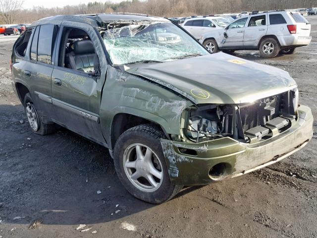 1GKDT13SX22233987 - 2002 GMC ENVOY GREEN photo 1