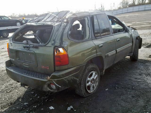 1GKDT13SX22233987 - 2002 GMC ENVOY GREEN photo 4