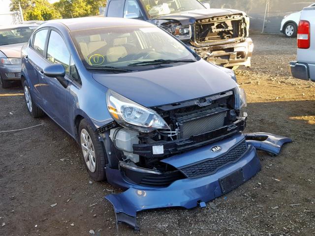 KNADM4A35G6678026 - 2016 KIA RIO LX BLUE photo 1