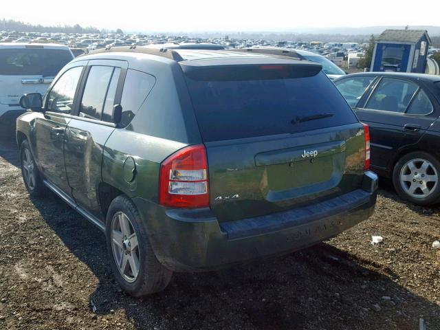 1J8FF47W77D585083 - 2007 JEEP COMPASS GREEN photo 3