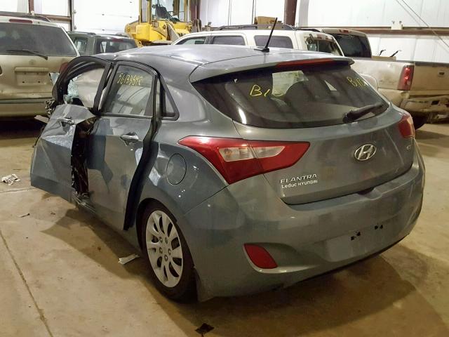 KMHD25LE0DU116809 - 2013 HYUNDAI ELANTRA GT GREEN photo 3