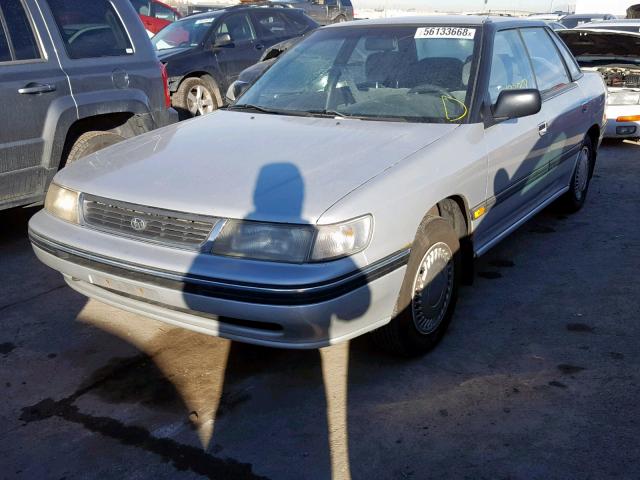 4S3BC6336P6647082 - 1993 SUBARU LEGACY L A SILVER photo 2