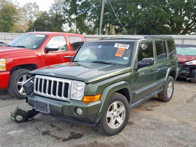 1J8HH48K28C240033 - 2008 JEEP COMMANDER 绿色 照片 2
