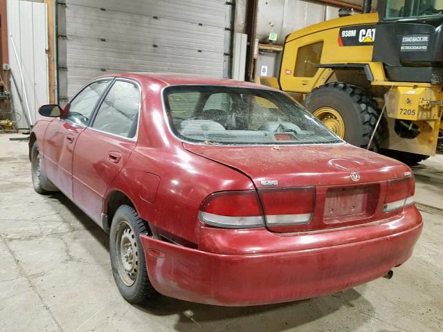 1YVGE22A7P5119141 - 1993 MAZDA 626 DX MAROON photo 3