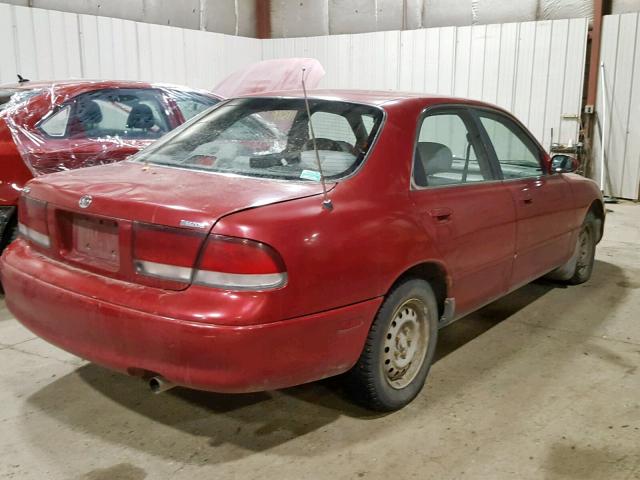 1YVGE22A7P5119141 - 1993 MAZDA 626 DX MAROON photo 4