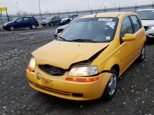 KL1TD66618B091979 - 2008 CHEVROLET AVEO BASE Сары фото 2