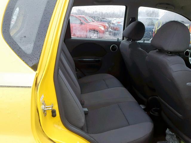 KL1TD66618B091979 - 2008 CHEVROLET AVEO BASE Сары фото 6