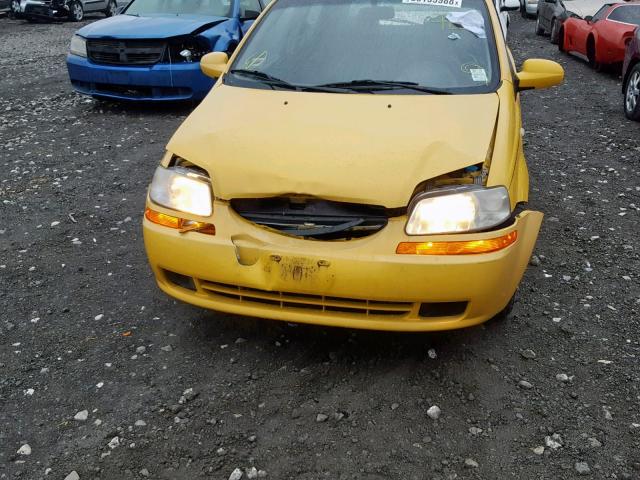 KL1TD66618B091979 - 2008 CHEVROLET AVEO BASE Сары фото 9