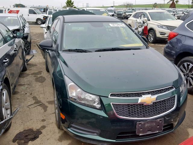 1G1PA5SG1E7436995 - 2014 CHEVROLET CRUZE LS GREEN photo 1