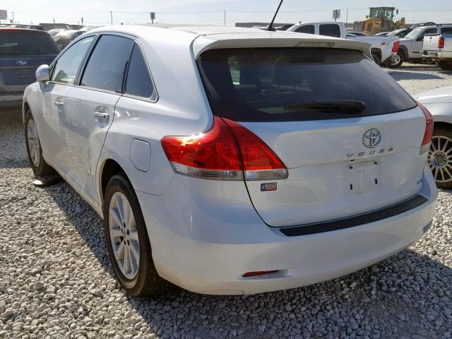 4T3BA3BBXBU022897 - 2011 TOYOTA VENZA BASE WHITE photo 3