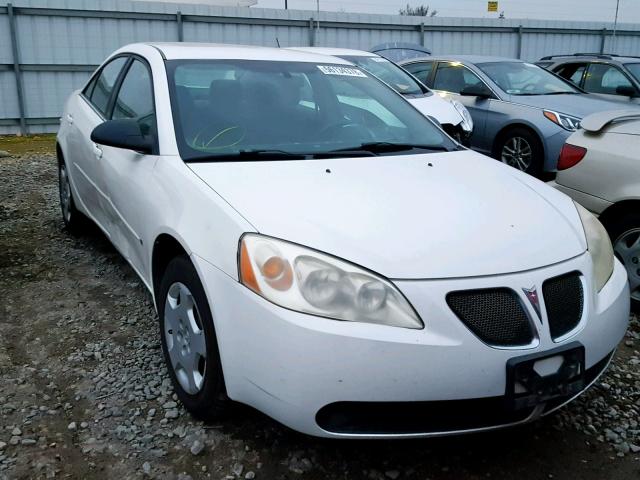 1G2ZF55BX64151561 - 2006 PONTIAC G6 SE WHITE photo 1