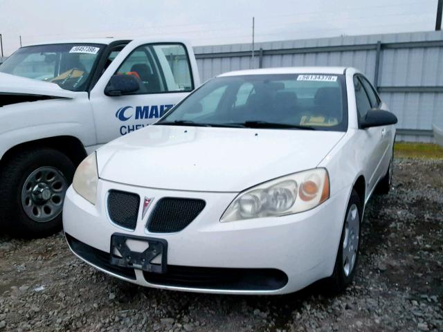 1G2ZF55BX64151561 - 2006 PONTIAC G6 SE WHITE photo 2