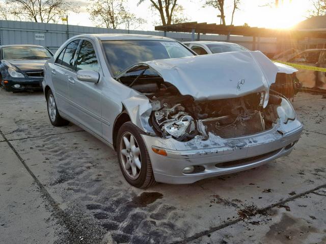 WDBRF61J91F123535 - 2001 MERCEDES-BENZ C 240 SILVER photo 1