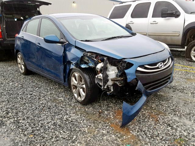 KMHD35LE9DU148333 - 2013 HYUNDAI ELANTRA GT BLUE photo 1