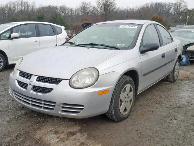 1B3ES26C53D243217 - 2003 DODGE NEON SE SILVER photo 2