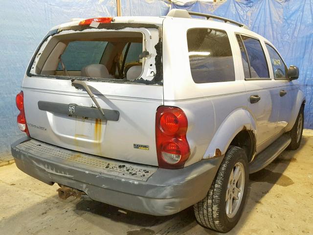 1D8HB38P37F583057 - 2007 DODGE DURANGO SX SILVER photo 4