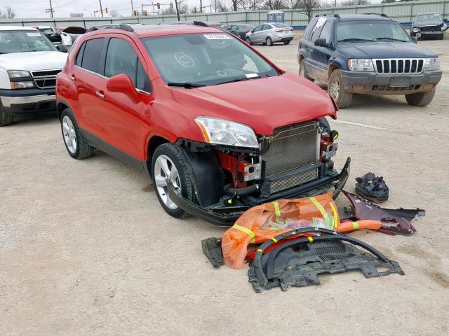 KL7CJNSB4FB123302 - 2015 CHEVROLET TRAX LTZ RED photo 1