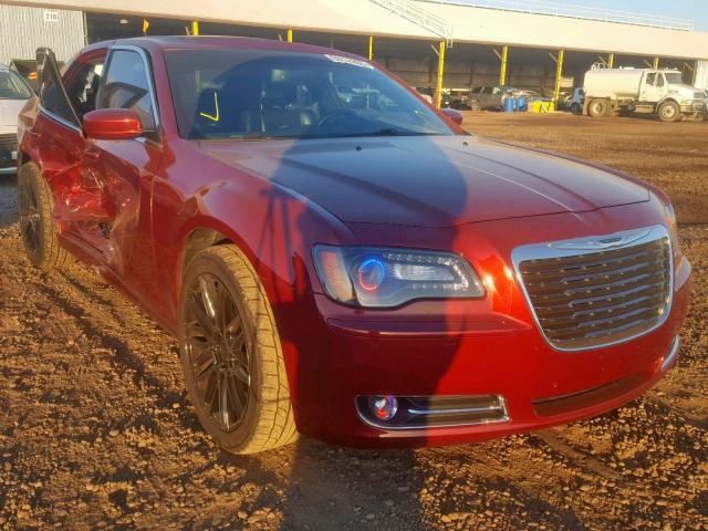 2C3CCAGT1DH686811 - 2013 CHRYSLER 300 V6 RED photo 1