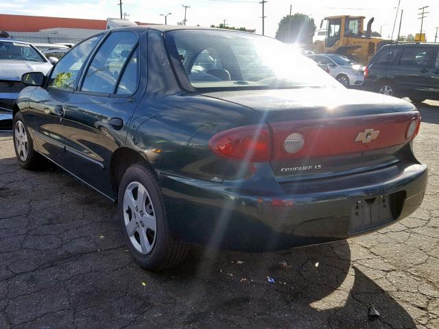 1G1JF52F547199957 - 2004 CHEVROLET CAVALIER L GREEN photo 3