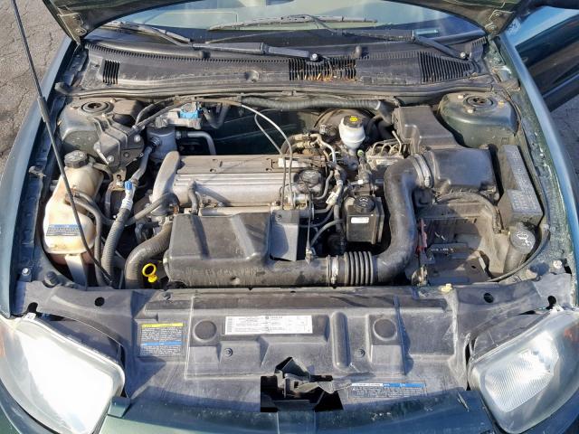 1G1JF52F547199957 - 2004 CHEVROLET CAVALIER L GREEN photo 7