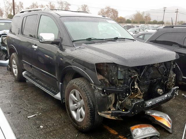 5N1AA0NC5CN610404 - 2012 NISSAN ARMADA SV BLACK photo 1